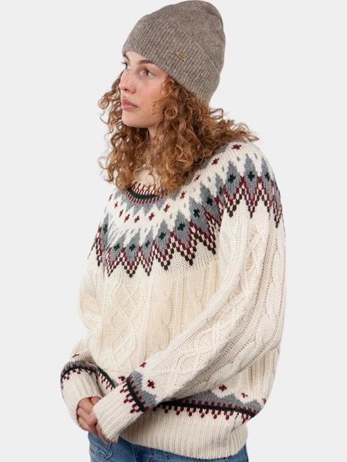 Barts Beska Beanie női sapka barna színben 4