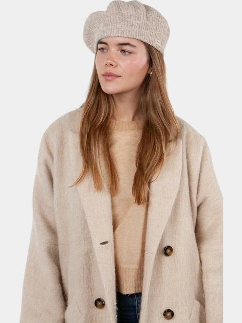 Barts Inaru Beret női svájci sapka barna színben 4