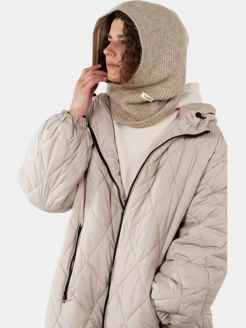 Barts Karesa Hood női balaklava barna színben 4