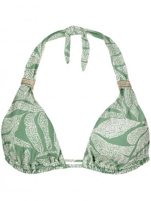 Barts Akamu Triangle női bikini felső zöld színben 4
