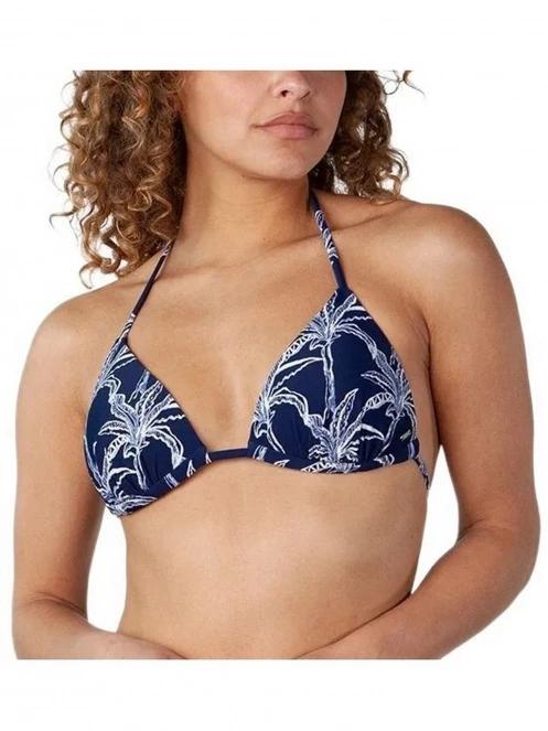 Barts Enele Triangle női bikini felső sötétkék színben 2