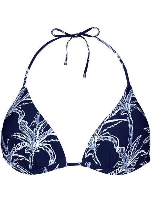 Barts Enele Triangle női bikini felső sötétkék színben 4