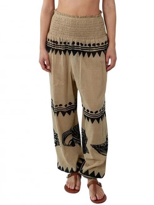 Barts Lolay Pants női utcai nadrág homok színben 2