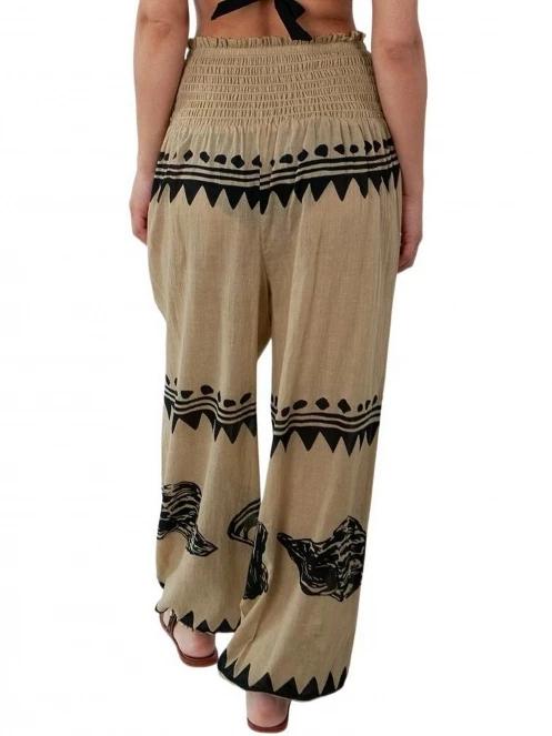 Barts Lolay Pants női utcai nadrág homok színben 3