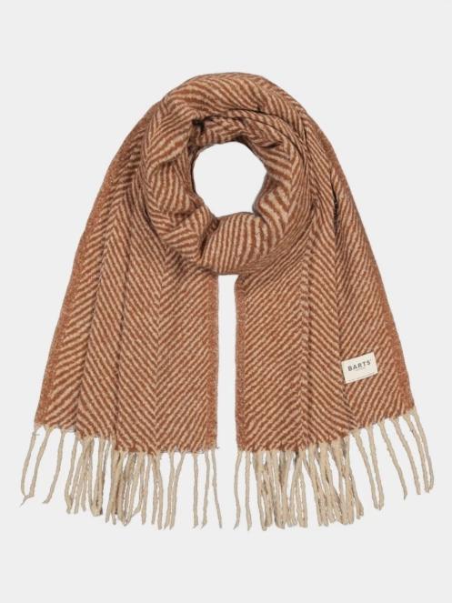 Barts Josephyne Scarf női sál barna színben 2