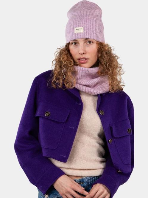 Barts Darty Col női csősál lila színben 3