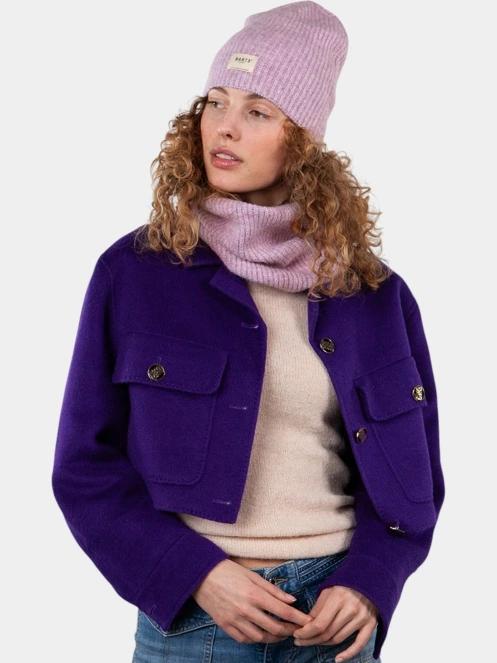 Barts Darty Col női csősál lila színben 4