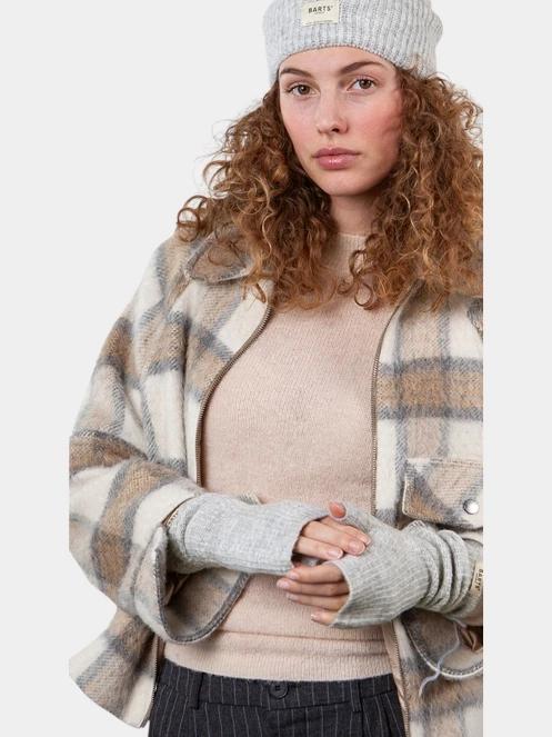 Barts Darty Fingerless Gloves női kesztyű szürke színben 3