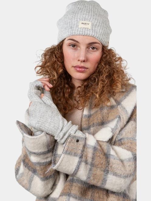 Barts Darty Fingerless Gloves női kesztyű szürke színben 4
