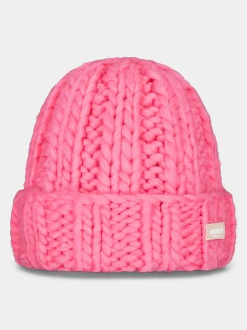 Barts Hermitta Beanie női kötött sapka rózsaszín színben 2