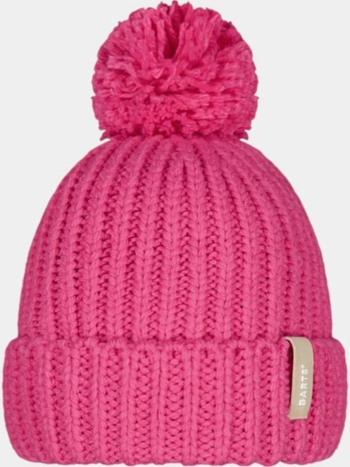 Barts Joansy Beanie női bojtos sapka magenta színben 2