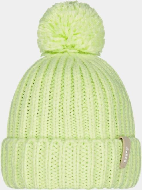 Barts Joansy Beanie női bojtos sapka zöld színben 2