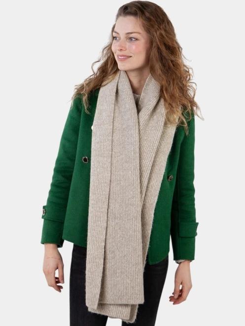 Barts Owlet Scarf női sál barna színben 3