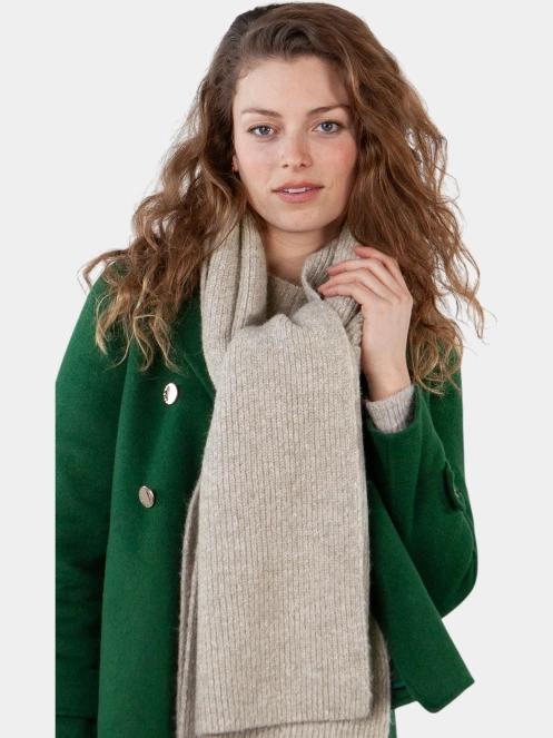 Barts Owlet Scarf női sál barna színben 4