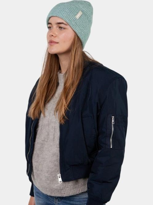 Barts Vireo Turnup női sapka zöld színben 4