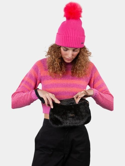 Barts Sourwood Clutch női borítéktáska fekete színben 4