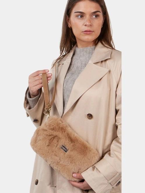 Barts Sourwood Clutch női borítéktáska barna színben 3