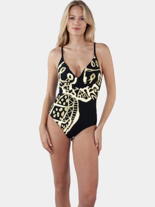Barts Buhrn Shaping One Piece női fürdőruha fekete színben 2