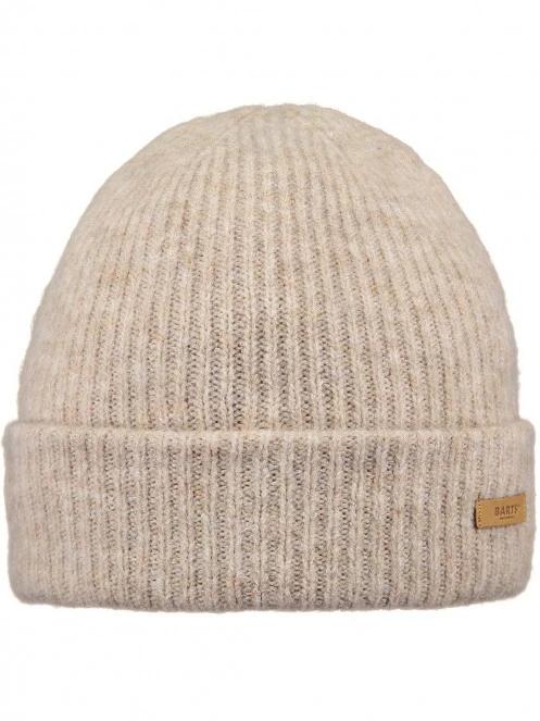 Barts Witzia Beanie női kötött sapka homok színben 2
