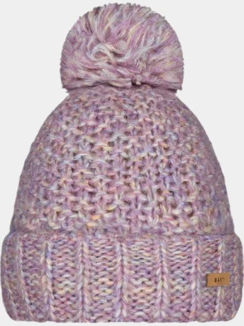 Barts Aitane Beanie női bojtos sapka lila színben 2