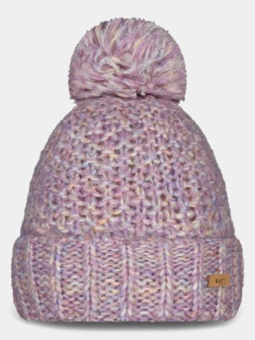 Barts Aitane Beanie női bojtos sapka lila színben 2
