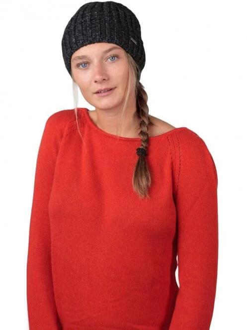 Barts Ammelie Beanie női kötött sapka fekete színben 3