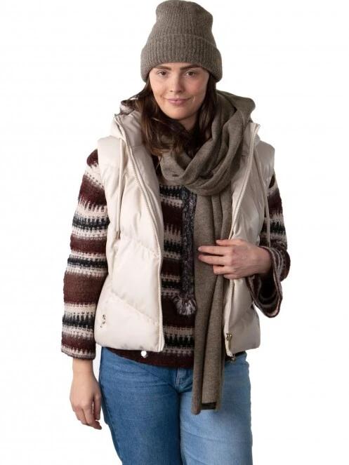 Barts Witzia Scarf női sál barna színben 3