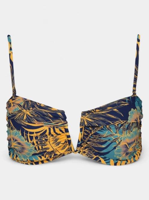 Barts Mahn Bandeau női bikini felső sötétkék színben 4