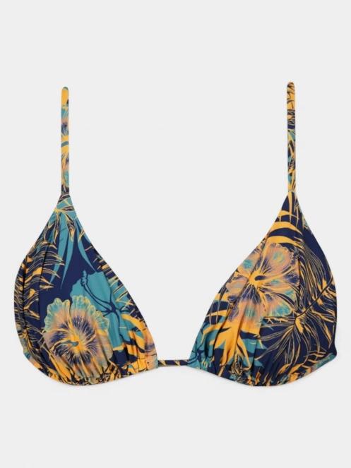 Barts Mahn Triangle női bikini felső sötétkék színben 2