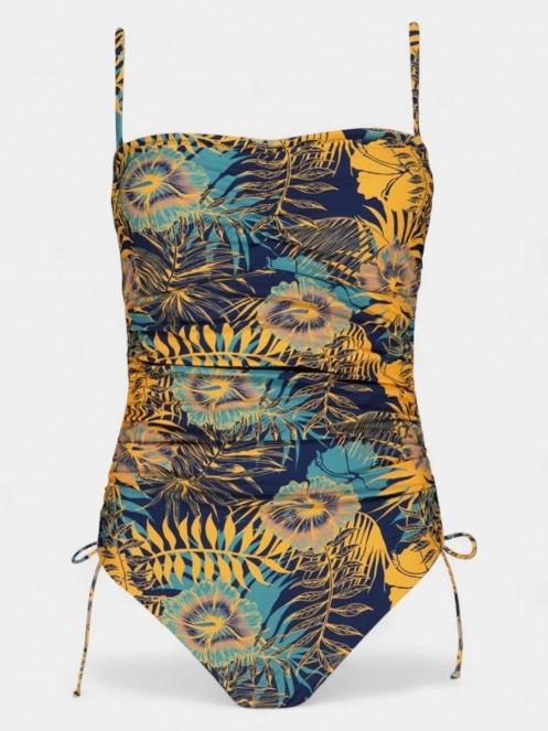 Barts Mahn Bandeau One Piece női fürdőruha sötétkék színben 4