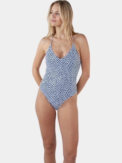 Barts Yankun Plunge One Piece női fürdőruha kék színben 2