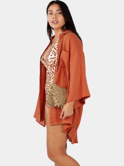 Barts Elanora Shoulderbag női válltáska barna színben 4