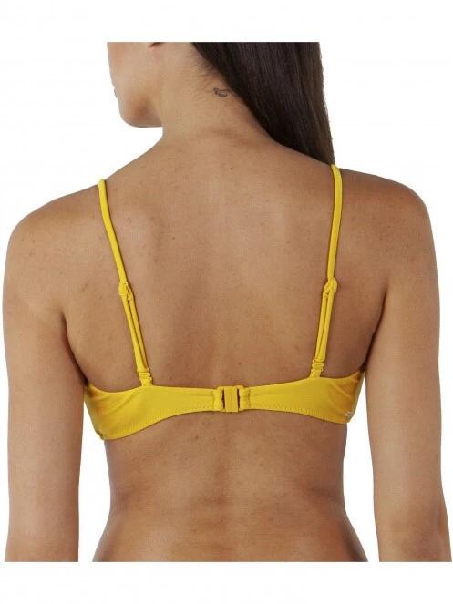 Barts Isla Bow Tie női bikini felső sárga színben 4