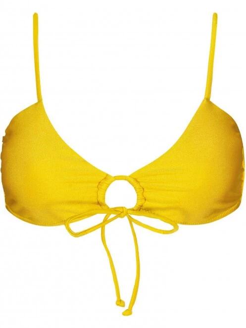 Barts Isla Bow Tie női bikini felső sárga színben 5