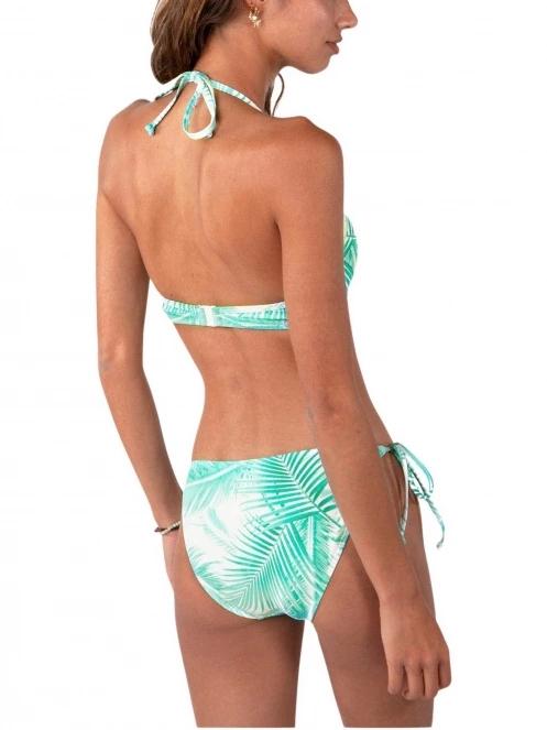 Barts Palmsy Halter női bikini felső zöld színben 4