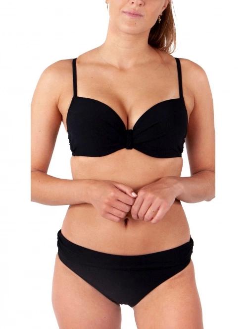 Barts Solid High Waist Briefs női bikini alsó fekete színben 2