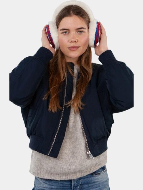 Barts Crochetti Earmuffs női fülvédő kék színben 4