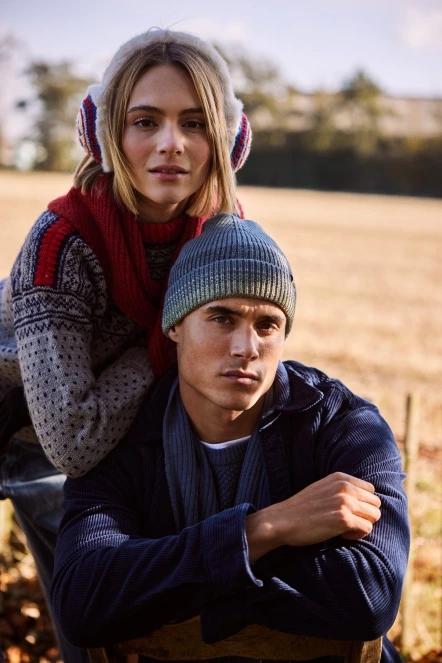 Barts Crochetti Earmuffs női fülvédő kék színben 6