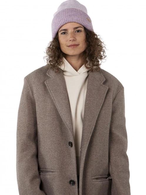 Barts Arlenas Beanie női kötött sapka lila színben 2