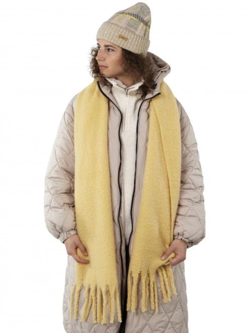 Barts Fyone Scarf női sál sárga színben 2