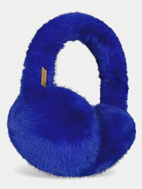Barts Big Fur Earmuffs női fülvédő kék színben 2