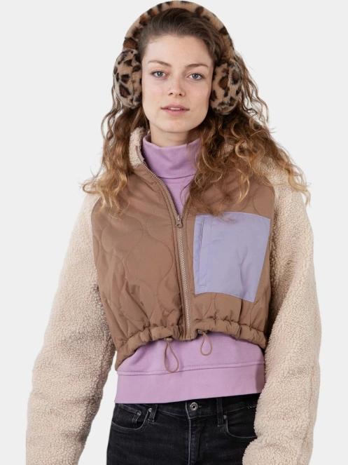 Barts Big Fur Earmuffs női fülvédő barna színben 3