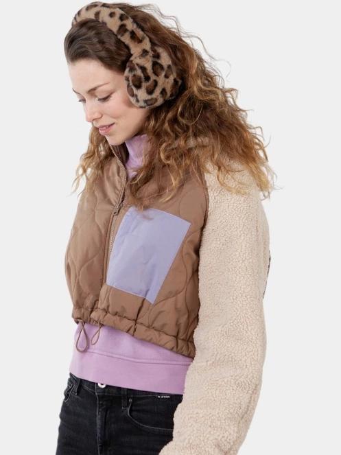 Barts Big Fur Earmuffs női fülvédő barna színben 4