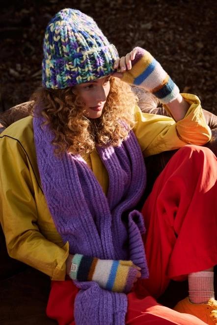 Barts Miterra Beanie női kötött sapka multikolor színben 5