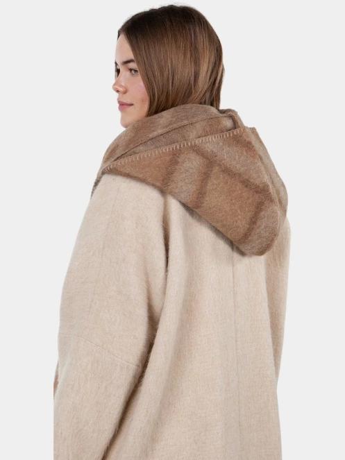 Barts Halberra Scarf női sál barna színben 4