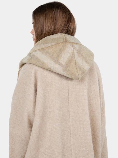 Barts Halberra Scarf női sál barna színben 4