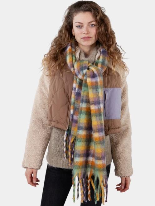 Barts Plaity Scarf női sál zöld színben 3