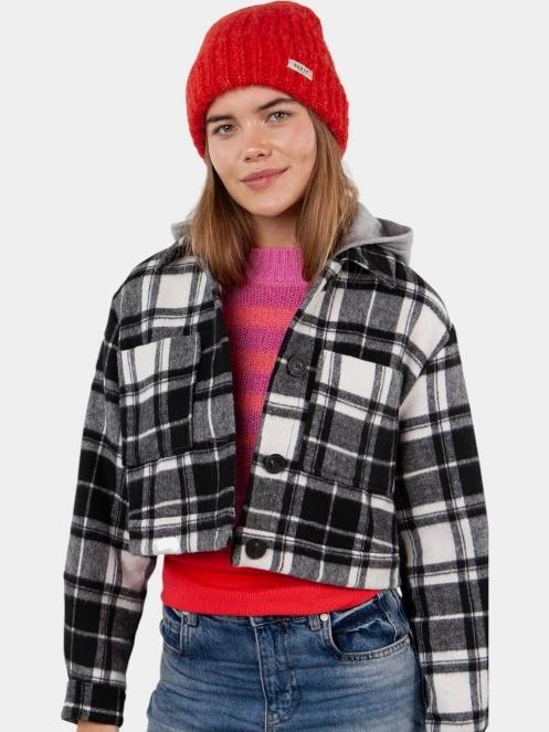 Barts Wellawaya Beanie női kötött sapka piros színben 3