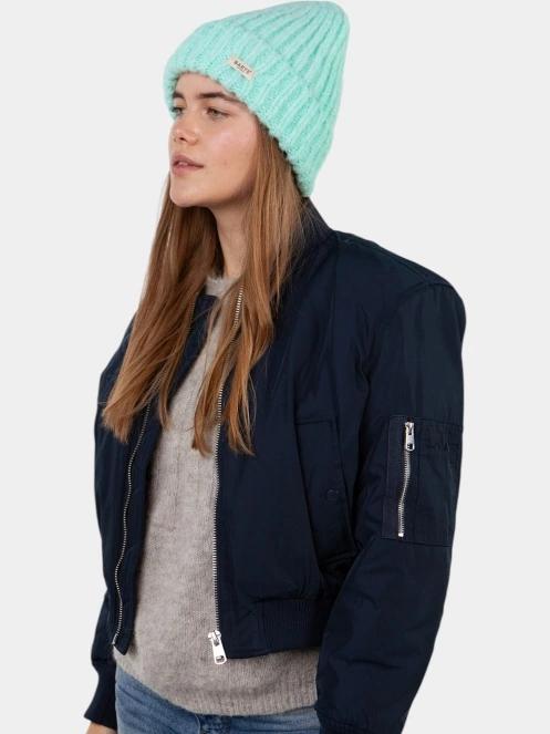 Barts Wellawaya Beanie női kötött sapka világoskék színben 4