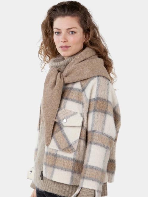 Barts Darty Scarf női sál barna színben 3